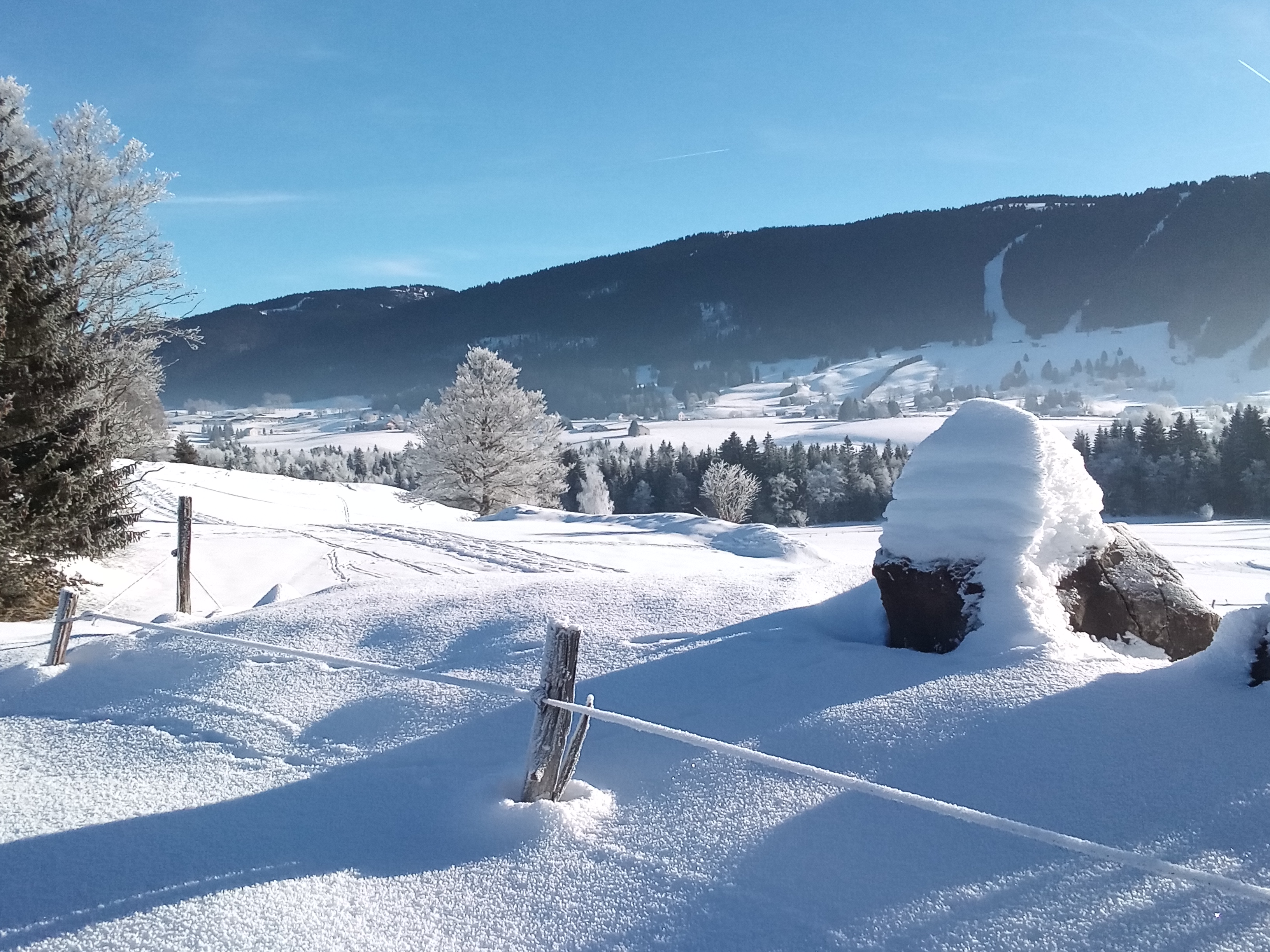 Les Rousses (Jura) en hiver (cl. Chauvin)