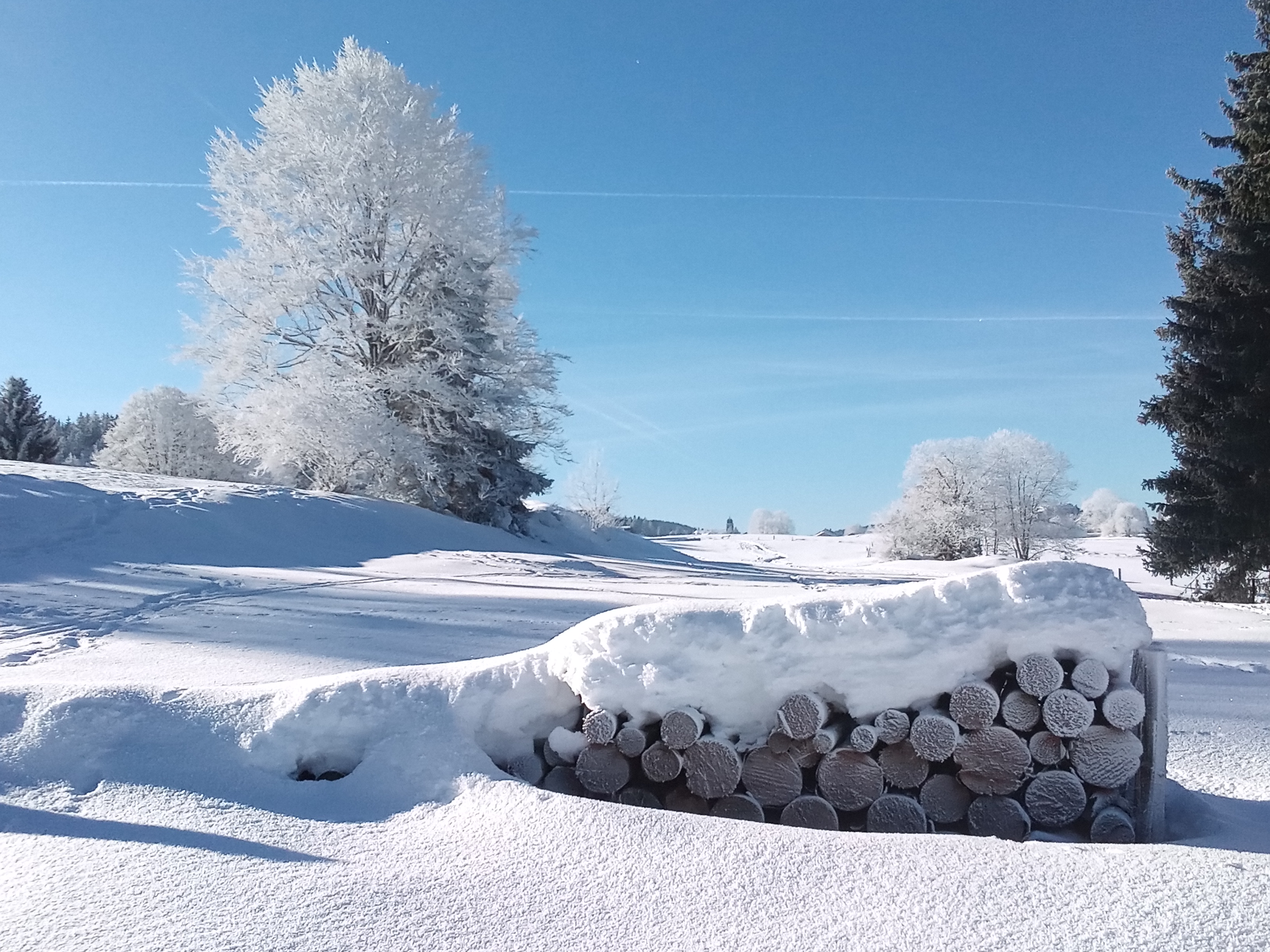 Les Rousses (Jura) en hiver (cl. Chauvin)