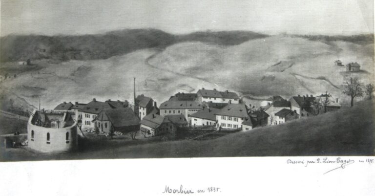 Cote 2H771 aux ADJ, Morbier, fondation de l’église ca 1640-1665